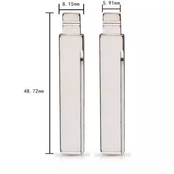 KEYYOU высокое качество необрезанное лезвие дистанционного ключа для нового BMW MG HU92 лезвие