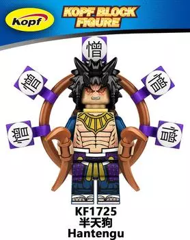 Kf6163 Призрачный уничтожающий клинок строительный блок злодей маленькая игрушка для сращивания частиц сумка для куклы The height of the figurine is about 4.5cm.