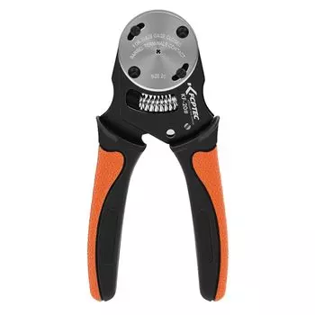 KF CPTEC Deutsch 4 Indent Crimping 8 Impression Закрытый цилиндрический обжимной инструмент для автомобильных контактов Deutsch и разъемов серии Deutsch DT