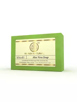 Khadi Натуральное травяное мыло с алоэверой, 125 г