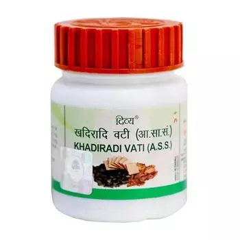 Кхадиради Вати (80 таб), Khadiradi Vati, Patanjali