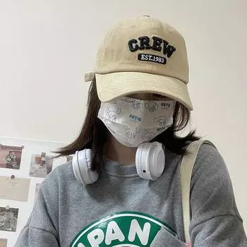 Khaki spring and summer thin sunshade cap female couple fashion versatile baseball cap retro deep top men s tide Adjustable