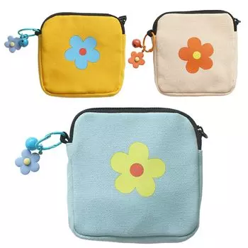 Khers Sanitary Pouch Мешочек для гигиенических продуктов Мешочек для салфеток (Бледно-голубой)
