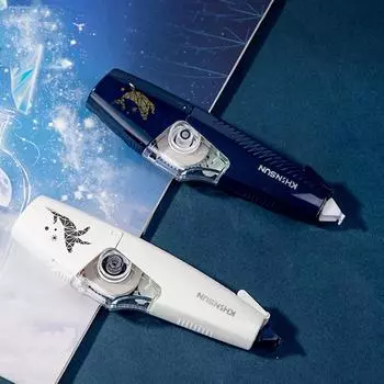 KHINSUN школьная корректирующая лента со сменным стержнем в виде ручки, корректор White Out, легко заменяемые корректирующие ленты