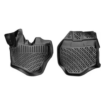 Киа Банго (После 2005 г.) Высококачественные и прочные резиновые автомобильные коврики — без запаха, нескользящие, долговечные.