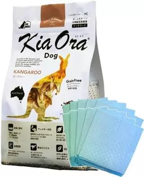 Kiaora Корм для собак «Кенгуру» Супервпитывающие чистые туалетные простыни для домашних животных Обычный набор из 10 штук Kiaora 4,5 кг