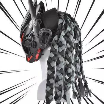 Кибер-панк аксессуары для волос для маски, фестивальные фантастические детали CQB для вечеринки, маски для косплея, модифицированный подарок для взрослых на Хэллоуин белый