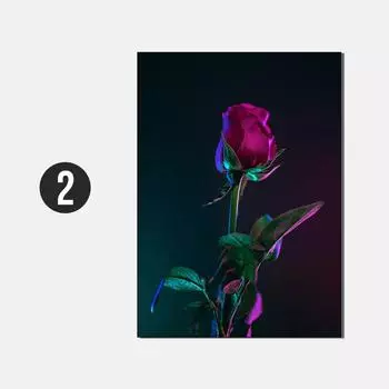 Киберпанк стиль плакат женская фигура живопись современная мода черный цвет фотографии плакаты на стене декор комнаты для девочек принты без рамки 21*30cm No Frame