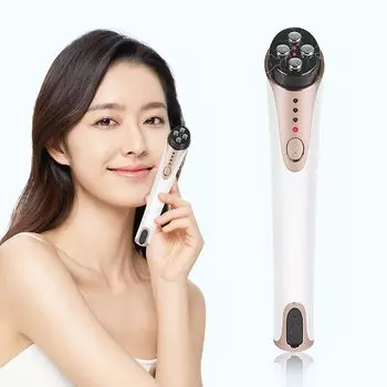 Kiboer Intensive Eye Care, Устройство для ухода за кожей вокруг глаз, Уход за кожей вокруг глаз, Упругость, Подтяжка, Ионофорез RF, EMS, Красный светодиод, Уход за полостью рта, 3 уровня регулировки, Время