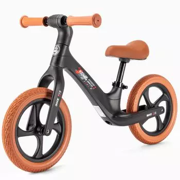 Kick Bike от 2 до 6 лет 12 дюймов детский подарок на день рождения детский велосипед без педалей черный KONG MING CAR (С2000) чёрный