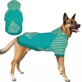 Kickred Dog Cold Pet New Dog Hat Leash Dog Dog Dog Medium Size Large Dogs Hoodie, осень/зима, термобелье, защита, одежда, гибкая, удобная,