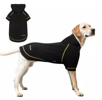 Kickred Pet Dog Спортивная одежда для собак более 6 цветов Шапка-поводок для собак от выпадения шерсти без рукавов, легко надевать и брать с собой на улицу, подходит для больших собак, одежда