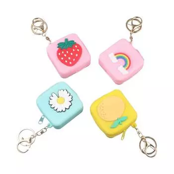 Kid Gift Cartoon Fruit Purse Silicone Coin Bag Wallet 07