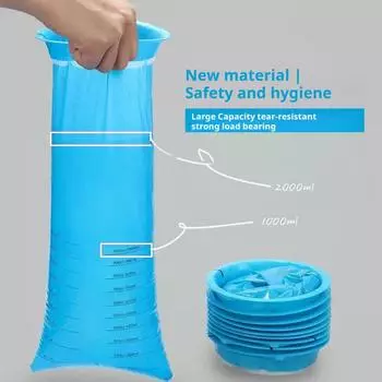 Kid Nausea Bag Disposable Vomit Bags for Kids Adults Leakproof Portable Sickness Bags for Car Travel Hospital Grade Puke Bags оранжевый