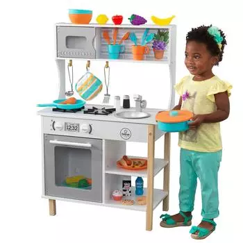 Kidkraft Первая кухня с аксессуарами из натурального дерева 53370