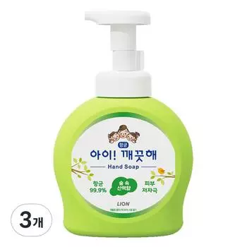 Kids Clean Hand Soap Forest Walk Scent, 490ml, 3 units