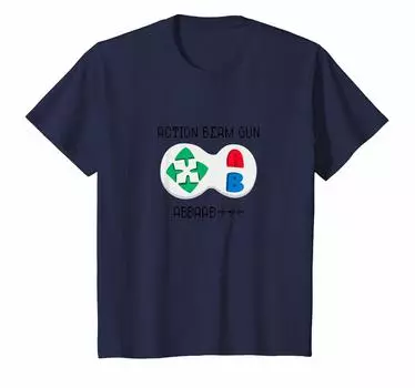 Kids Crayon ABBAAB right left [Movie] Shin-chan T-shirt синий