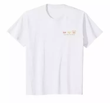 Футболка Kids Crayon Buri Buri Zaemon Shiro rabbit one point Shin-chan & & Nene-chan белый