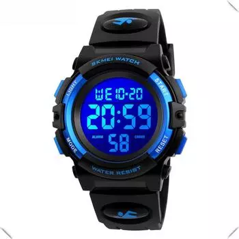 Kids Digital Wristwatches Children Watch Calendar LED Luminous 5Bar Waterproof Sport Watches For Boys Girls 1266 AVE