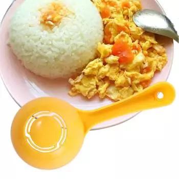 Kids Dinnerware Tableware Plastic Non-stick Soup Spoons Kitchen Utensil Sushi Mold Rice Scooper жёлтый