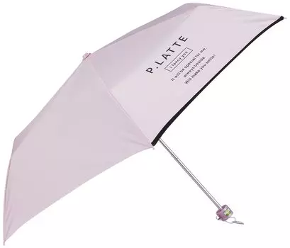 Kids Folding Umbrella Folding Umbrella Plain Piping Durable Fiberglass Brand Logo Stylish Cute 10002616 Light Purple 55cm PINK-latte светло-фиолетовый