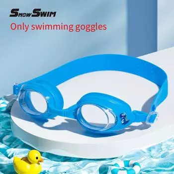 Kids Goggles Pool With Hd Pc Lenses And Silicone Hat For Safe Play Water Style A