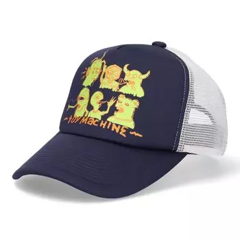 Kids Graphic Trucker Mesh Cap Children MESH CAP [Toy Machine] KID S (71 Navy)