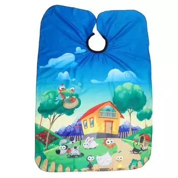 Kids Hairdresser Cutting Cape Hairdresser Salon Hair Styling Apron Kids Boys Girls Animal Pattern