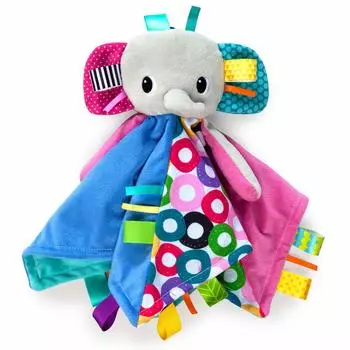 Kids II Japan Bright Starts Cuddle Tags Blanky Elephant Kids II & (10213-02)