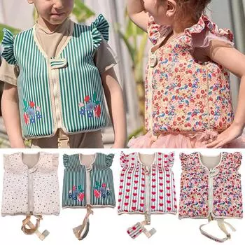 Kids Life Vest Unisex Children Swimming Aid Buoyancy Clothing Baby Swimsuit Swimming Training Life Jacket for Drifting Boating