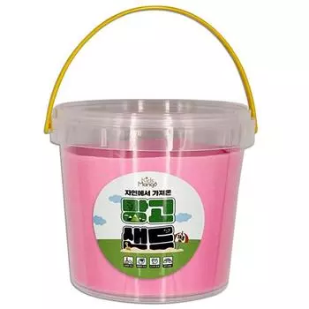 Kids Mango Mango Sand Sand Play 1кг, Розовый, Популярные корейские игрушки