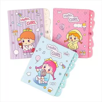 Kids Prizes Student Kawaii Small Animals Notepad Small Notebook Password Notebook Password Diary girl random 1pc