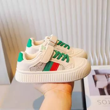 Детская обувь для скейтбординга, модные кроссовки для мальчиков и девочек, детская повседневная спортивная обувь для бега, милые весенне-осенние мягкие дышащие туфли на плоской подошве 26 синий