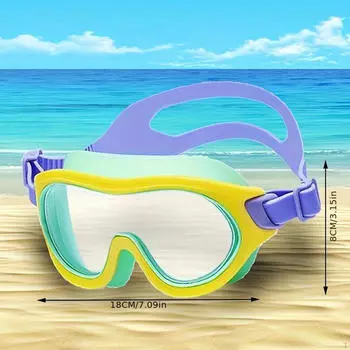 Kids Swimming Goggles,Swim Glasses,Adjustable Strap,Soft Swim Accessories,Anti Fog Goggles,Eyewear