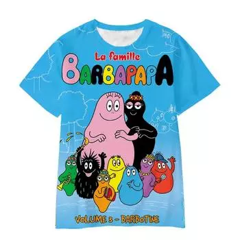 kids t-shirts Summer Cartoon Printed Children s Short Sleeved T-shirt Comfortable Casual Fashionable Shirt 110