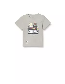 Kids Tops BBQ Booby KL [Chums] Kid s T-Shirt H/Gray