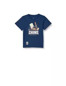 Kids Tops BBQ Booby Navy KS [Chums] Kid s T-Shirt тёмно-синий