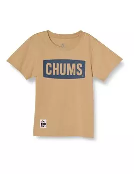 Kids Tops Logo KS [Chums] Kid s T-Shirt BeigeNavy