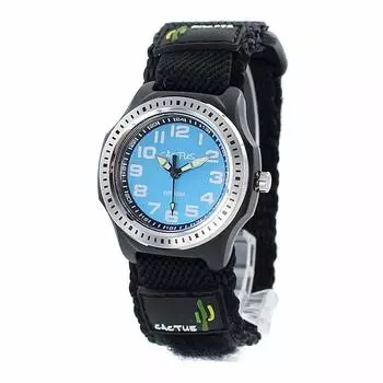 Kids Watch Boys Girls Waterproof Velcro Nylon Belt Watch [Cactus] [] (CAC-45-M03/Blue)