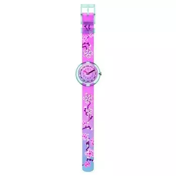 Kids Watch SPARKLING CHERRY BLOSSOM Sparkling Cherry Blossom ZFPNP102 [Flick Flak]