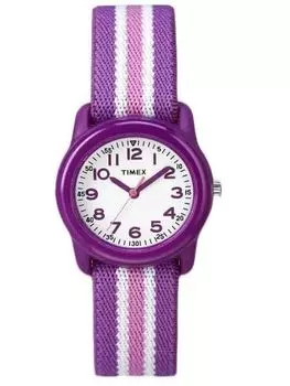 Kids Watch Timex ANALOGUE TW7C06100 Quartz 3 ATM Water Resistant Mineral Glass White Dial Resin [TIMEX] [Item]