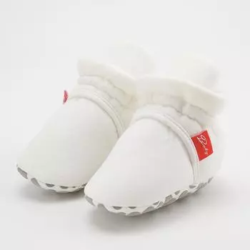 KIDSUN Детские носки-пинетки для девочек, пинетки для младенцев для осени и зимы, однотонные, с хлопковой подошвой, противоскользящие, плоские, для малышей, для первых шагов 0-6month (11CM)