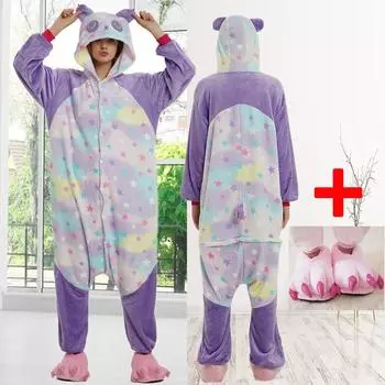 Kigurumi скелет Coslpay мягкая свободная пижама смешной синий слон мышь розовый поросенок комбинезон для мужчин женщин взрослых комбинезон xl