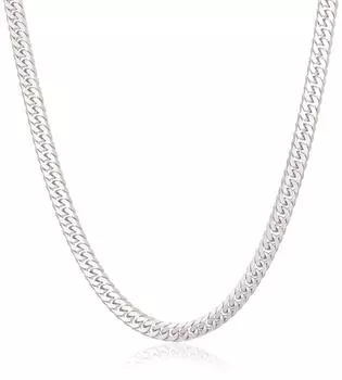 KIHEI COLLECTION Серебряное колье Kihei Двойное 1N0TQK607500 [Коллекция Kihei] 6-гранное 20г-50см