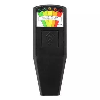 KII K2 EMF Meter Магнитный детектор поля Охота за привидениями Электромагнитное поле EMF Gauss Meter 5 LED белый