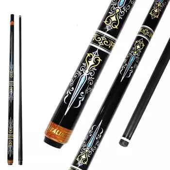 Кий для бильярда KHEALING Carbon T 700 Carbon Fiber 58 Inch Nist Skin Head Resin Point Бильярдные принадлежности Joint Handmade Straight Подходит для 9 шаров унций красный