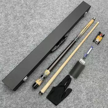 Кий для бильярда с большой головкой 13 мм, кленовый кий на 9 шаров, 1/2, с чехлом и бесплатными принадлежностями