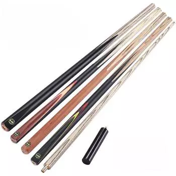 Кий для бильярда с маленькой головкой 10 мм, черный, 8 палочек для бильярда, утяжеленный, 1/2, разделенный кий с чехлом и бесплатными принадлежностями