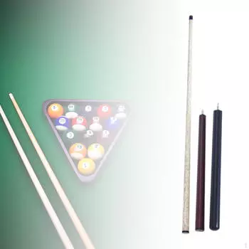 Кий для бильярда, трехсекционный, экономичный, 57 дюймов, для начинающих