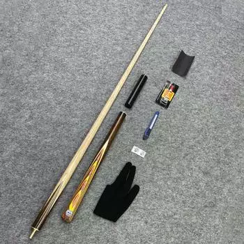 Кий для пула 10 мм, кий для снукера на 8 шаров с маленьким наконечником, ручной работы, разрез на 3/4, впитывающий пот и прочный, профессиональный бильярдный кий